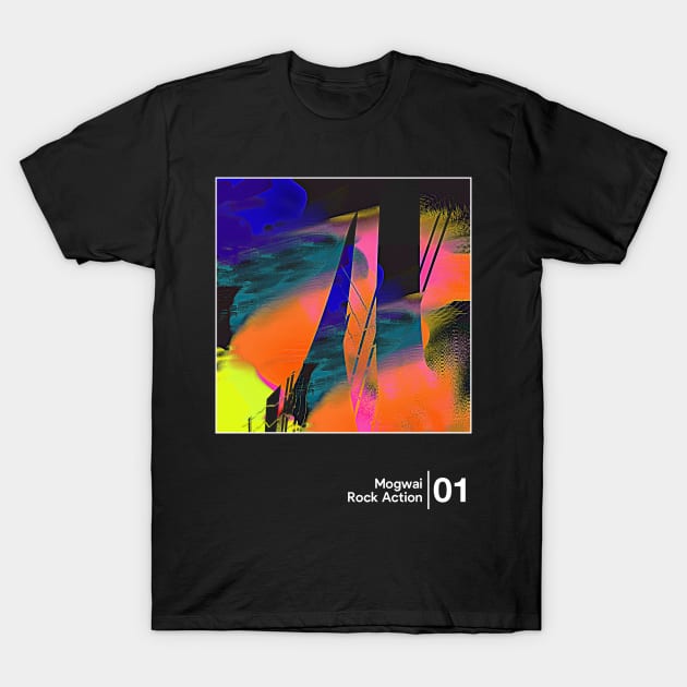 Mogwai - Rock Action / Minimal Style Graphic Artwork T-Shirt by saudade